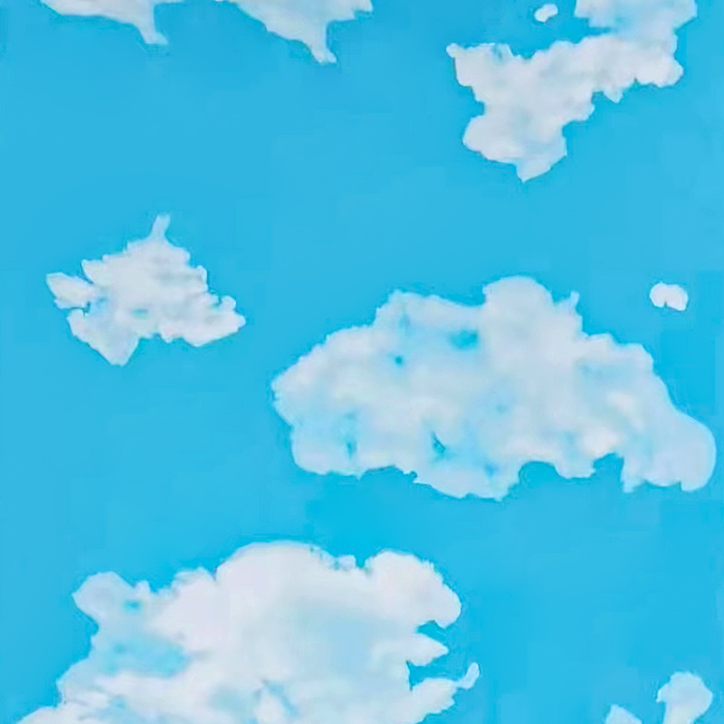 Sky og Cloud almindelig hot stempling folie